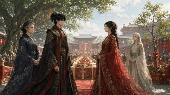 Wedding Beneath Two World Trees